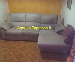 Divano letto con alzata gambe elettrico