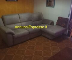 Divano letto con alzata gambe elettrico