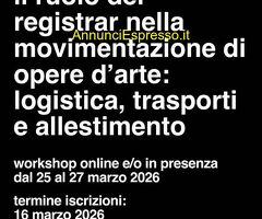 CorsoWorkshop sul ruolo del registrar