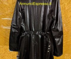 Vendo CAPPOTTO  da donna, nero, cerato, lucido