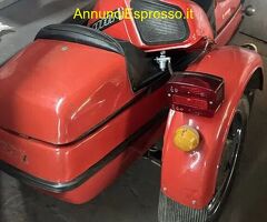 Carrozzino sidecar in metallo , d'epoca