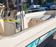 BARCA SAVER OPEN 4,50 CON MOTORE E RIMORCHIO