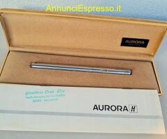 Penna stilo Aurora Hastil, realizzata in acciaio i