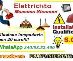 Elettricista lampadari Roma Ostiense
