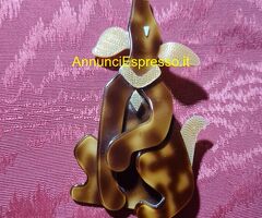 LÃ©a Stein Paris spilla  vintage , in acetato