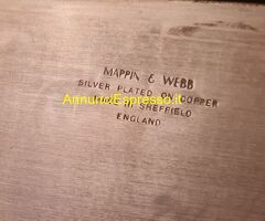 Vassoio vintage inglese MAPPIN&WEBB Made in Sheffi
