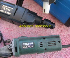 TRAPANO AEG+SNERIGLIATRICE+SALDATRICE+AVVITATORE