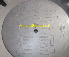 COPRI-CERCHI-COPPE-BORCHIE COL-NERO ORIG LANCIA Y