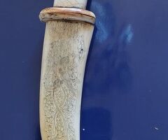 SCULTURA IN  AVORIO INIZIO 900