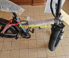 BICI-BIKE ELETTRICA-PIEGHEV- ARGENTA-MOD-MINI-MAX