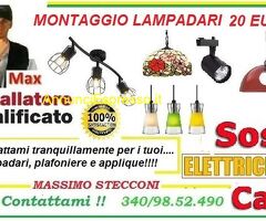 Installazione lampadari Roma Monteverde