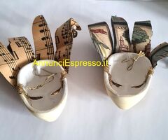 Maschere veneziane  vinta anni '80 ,decorative da