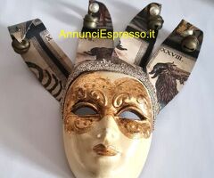 Maschere veneziane  vinta anni '80 ,decorative da