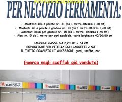 ARREDAMENTO COMPLETO PER NEGOZIO FERRAMENTA