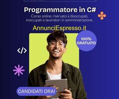 CorsoProgrammatore in C#, corso gratuito, online