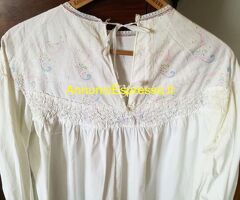 CAMICIA DA NOTTE IN COTONE