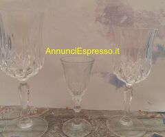 Calici in vetro varie misure