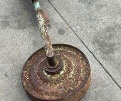 RUOTA IN FERRO REGISTRABILE