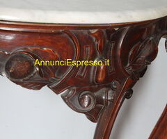 Antica console con specchiera XIX secolo Umbria .