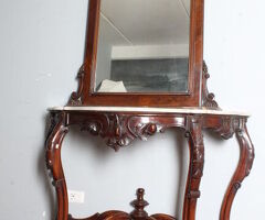 Antica console con specchiera XIX secolo Umbria .