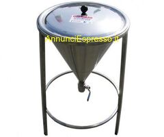 Imbuto inox dosatore 25 litri riempitrice aisi 304