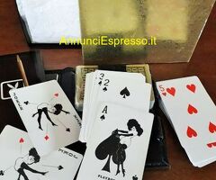 Carte da gioco Playboy da viaggio , poste in elega