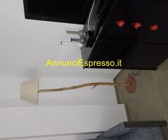 Piantana artigianale  in legno d'ulivo