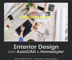 CorsoInterior Design con AutoCAD e Homestyler (corso GRATUITO online, full time), 20 febbraio
