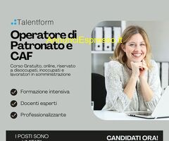 CorsoOperatore di Patronato e CAF (corso GRATUITO online, full time), edizione del 24 febbraio