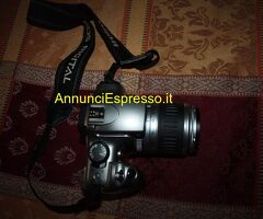 Canon eos 300D reflex digitale,  obiettivo silver