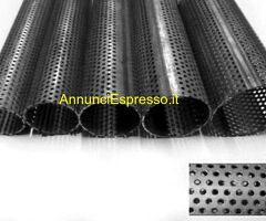 Tubo perforato in acciao inox