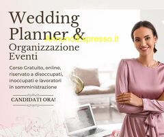 CorsoWedding Planner e Organizzazione Eventi (corso GRATUITO online, full time), 25 marzo