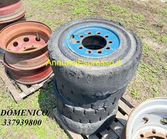 N.4 GOMME PIENE X MULETTO MISURE 250-15 CERCHIO 10