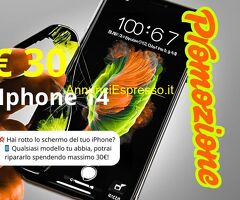 Riparazione Vetro iPhone 14 a Max 30  - Roma Prati