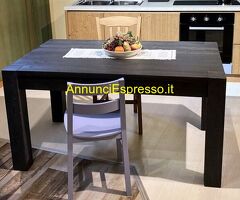 Tavolo moderno abete grafite