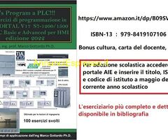 Corso programmazione PLC con TIA PORTAL V21 di Siemens online o in presenza anche accomodation