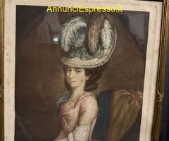 Antica coppia di cornicette dorate antiche