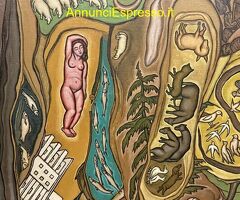 Dipinto su tela "Il Caos" Sofia Paceviciene, Roma