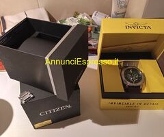 Citizen più Invicta pari al nuovo con scatole orig