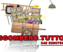 Gratis eseguiamo sgomberi di locali tel.