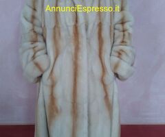 Cappotto di pelliccia Visone perla dorato