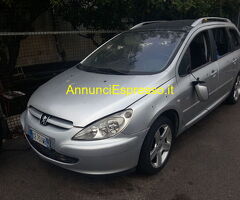 PEUGEOT 307 SW  TETTO-CERCHI LEGA INTERA X RICAMBI