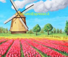 Pittura ad'olio - ricordo vacanze