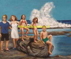 Pittura ad'olio - ricordo vacanze