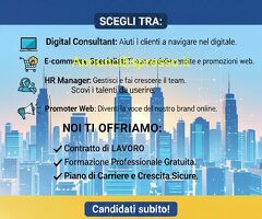 Cosulente cerca  Risorse umane  nel settore Consulenza con  esperienza