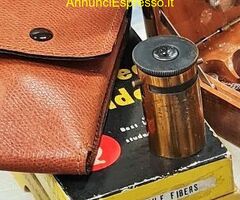 Microscopio    da tasca  vintage   con n° 2 scatol