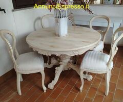 TAVOLO TONDO SHABBY ALLUNGABILE