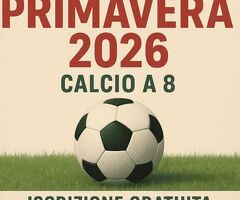 Torneo di calcio a otto giocatori Primavera 2026.